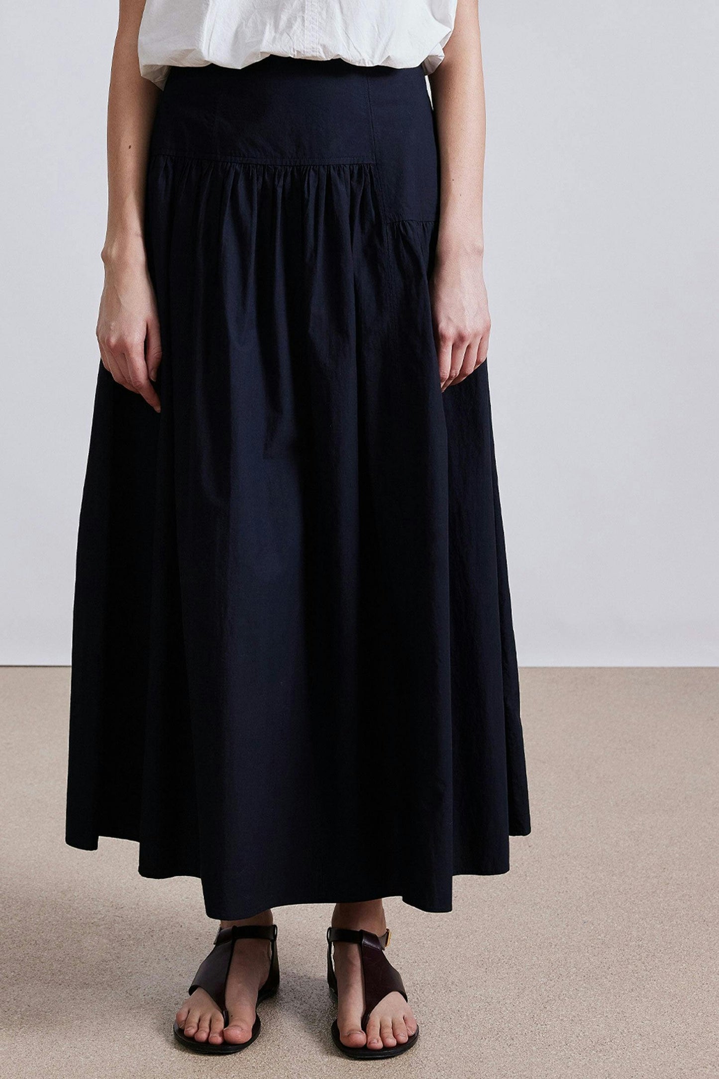 AA Nora Asymmetric Maxi Dress