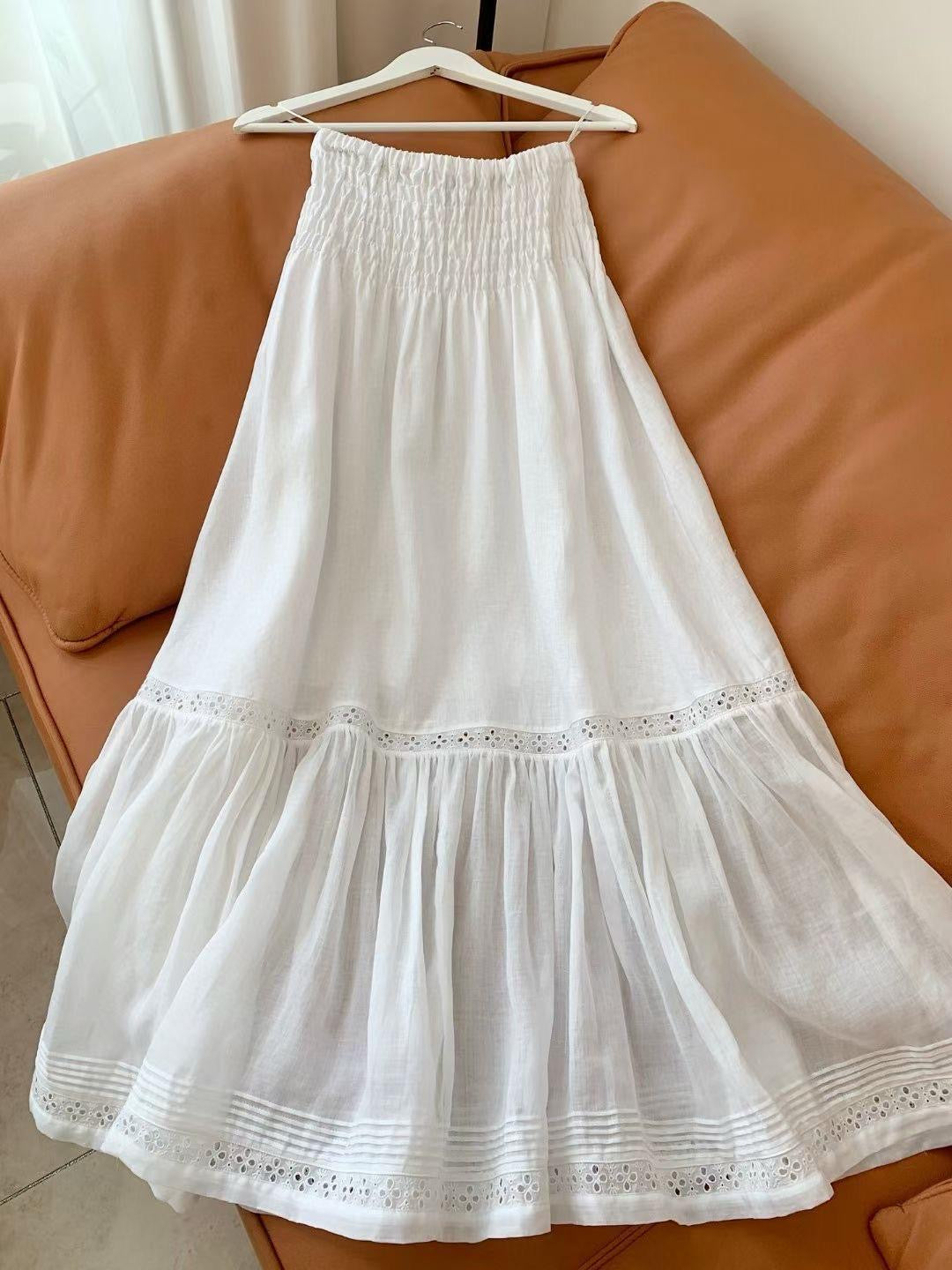 Jsln Kim Tiered Linen Maxi Dress & Skirt