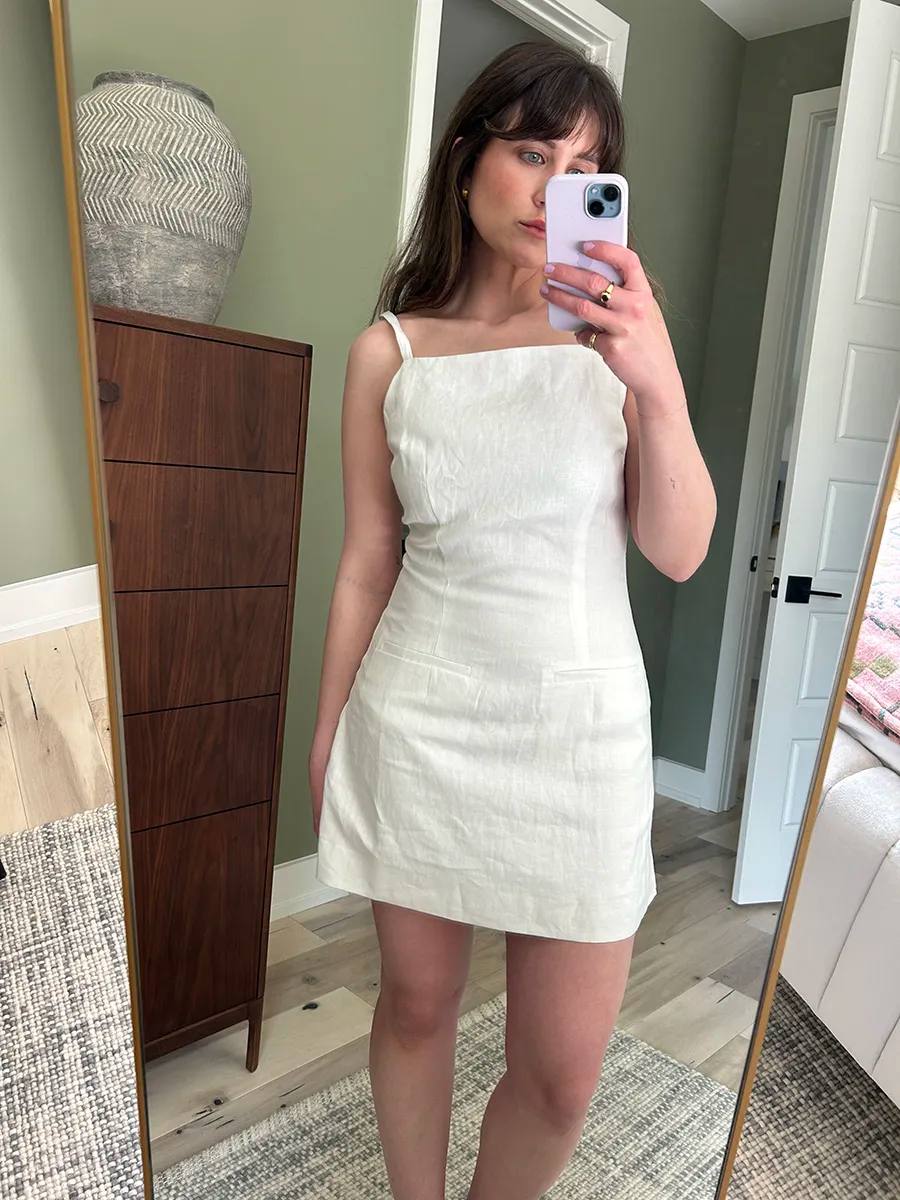 Ref Phillipa Linen Mini Dress