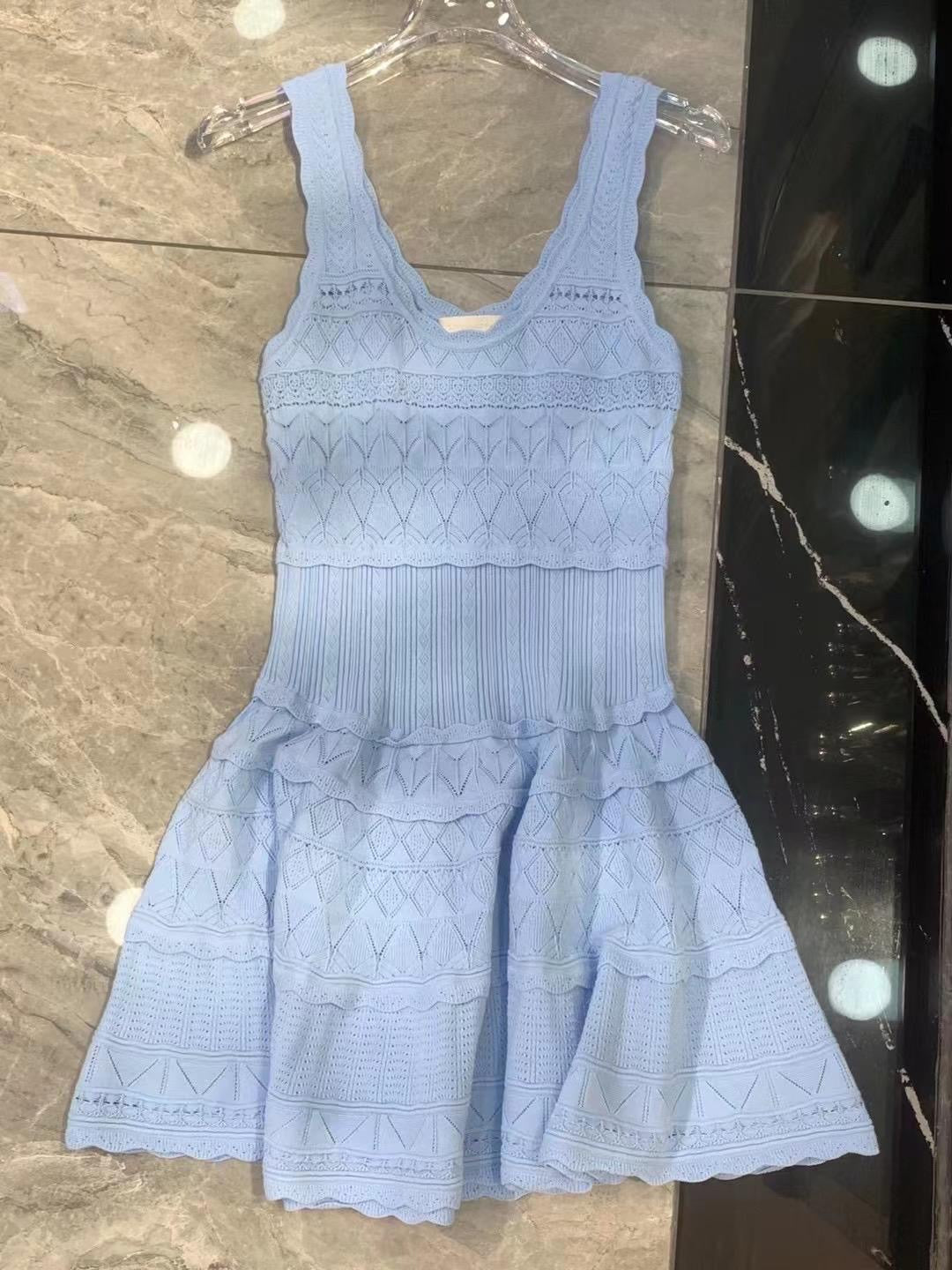 LSF Ronelle Pointelle Scallop Mini Dress