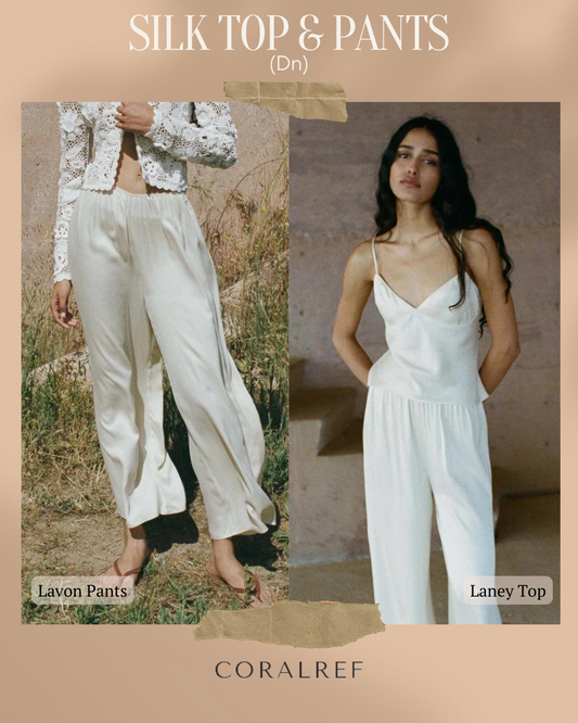 Dn Laney Silk Top & Lavon Pants Set