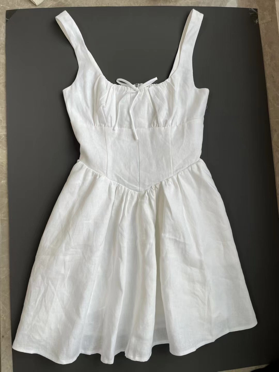 Ref Daria Linen Mini Dress