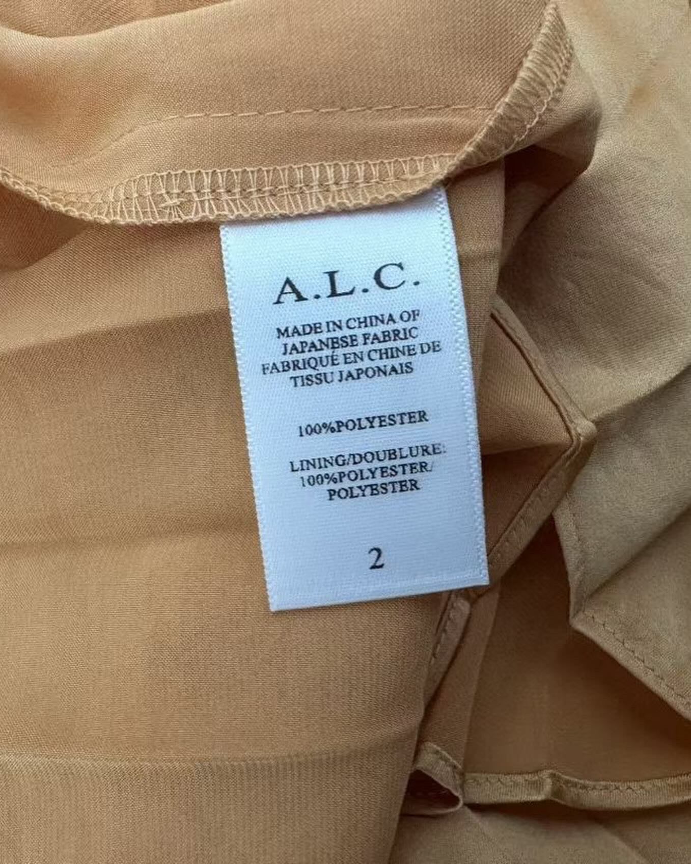 ALC Aries Pleated Maxi Dress