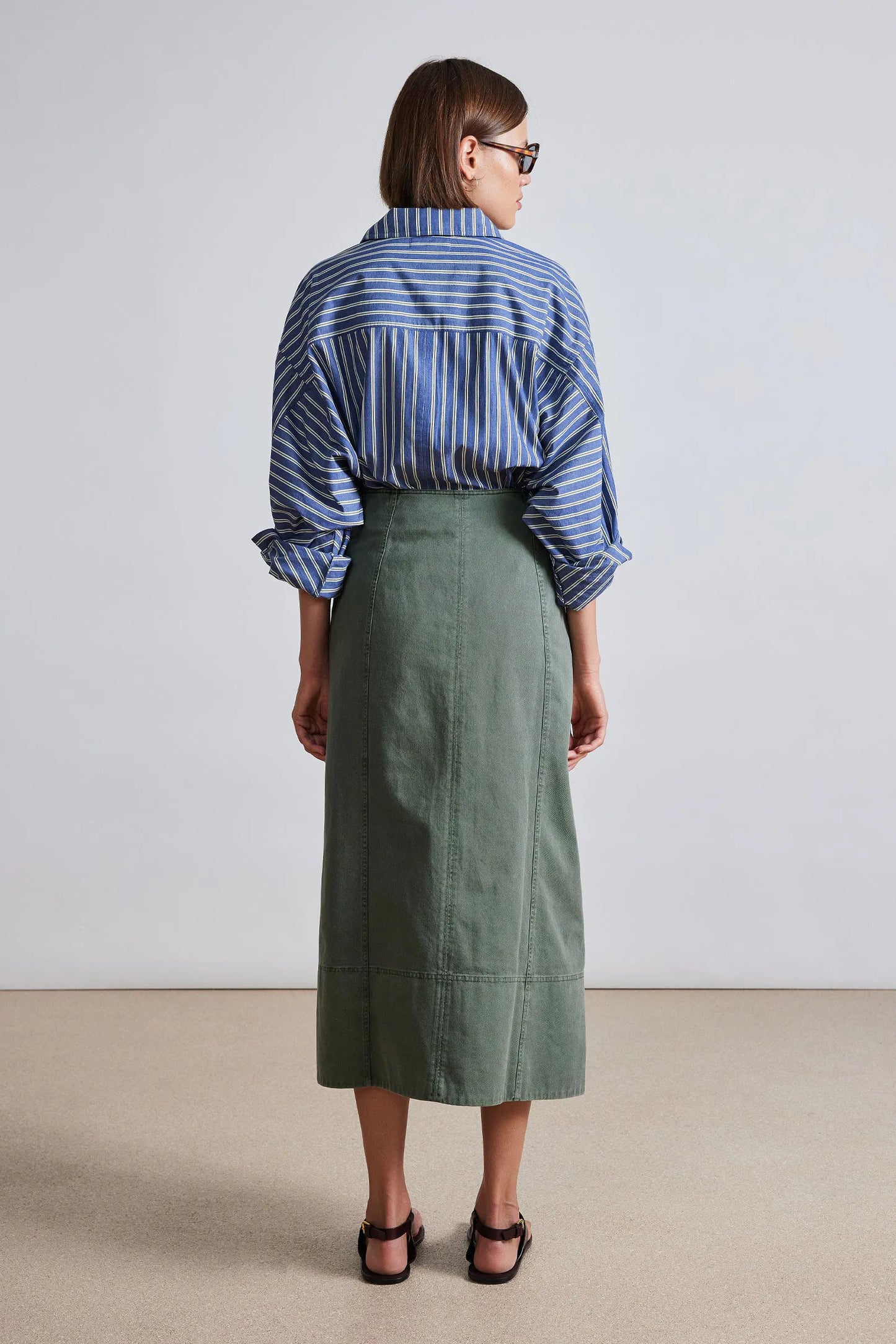 AA Lahiri Wrap Midi Skirt