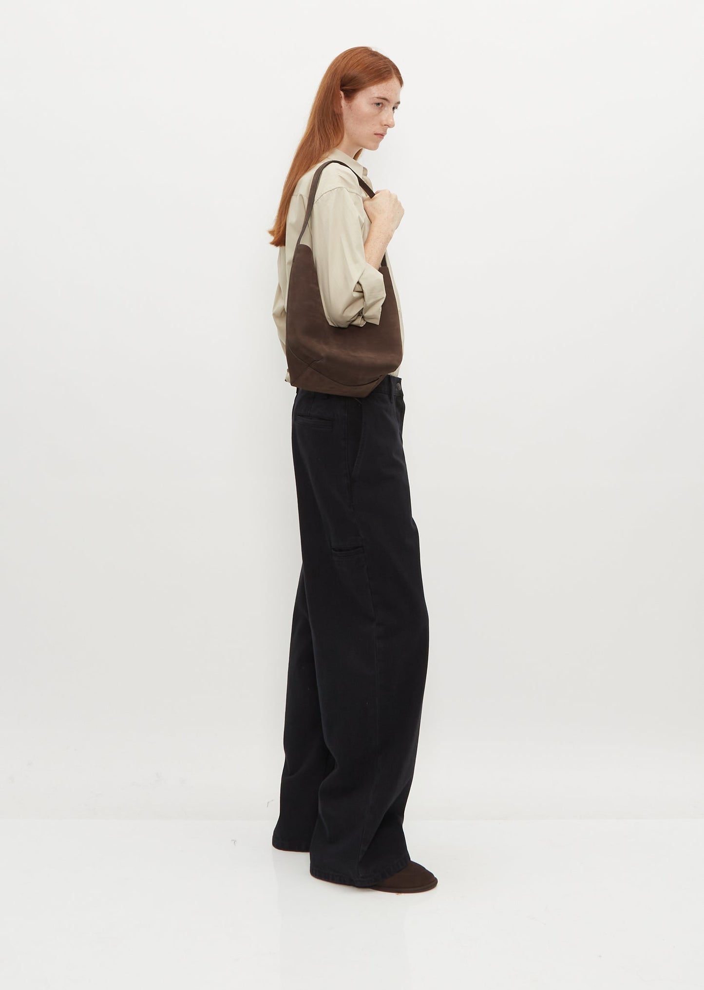 TR N/S Tote Bag Suede - Tundra, Wood