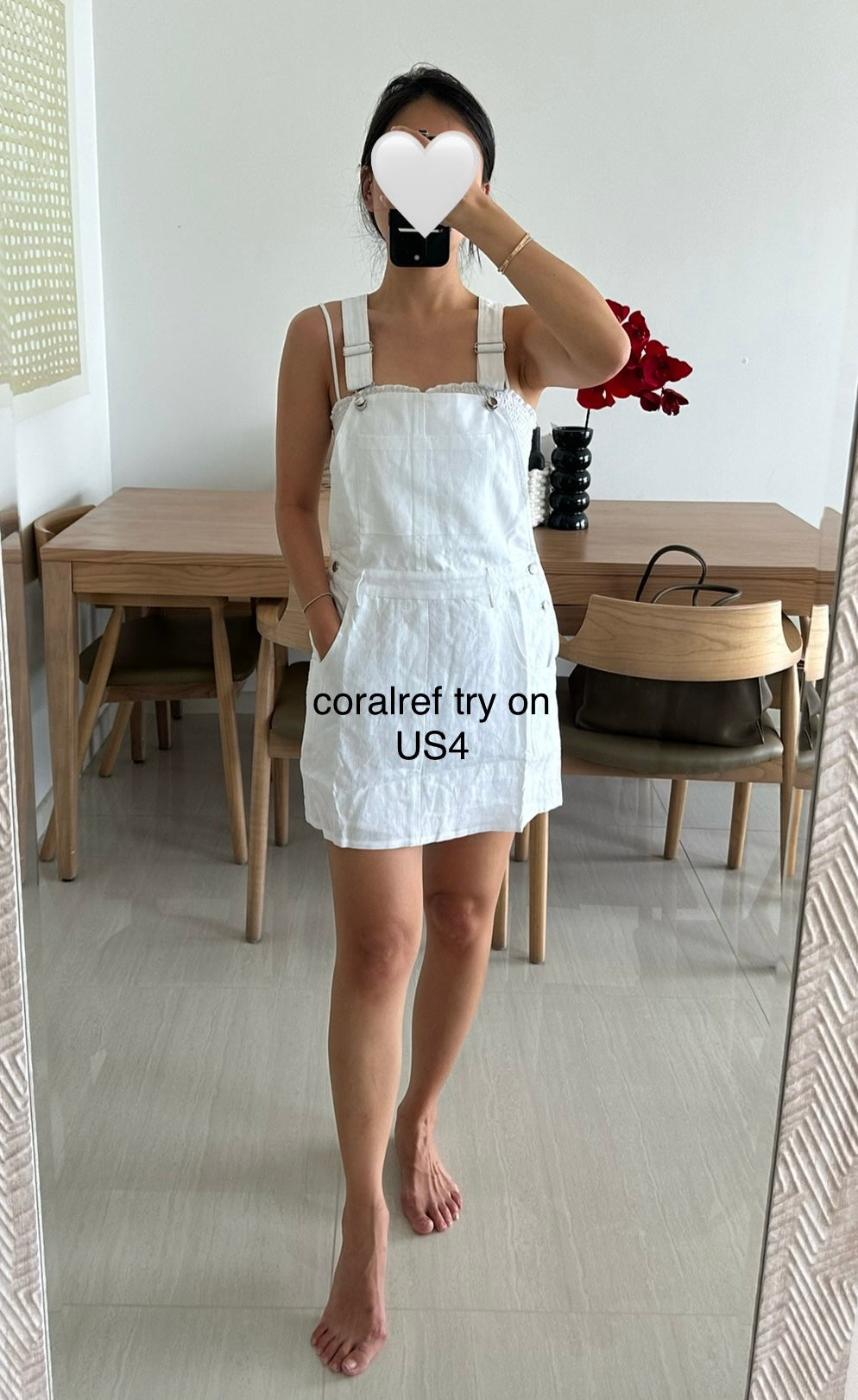 Ref Darcie Linen Mini Dress
