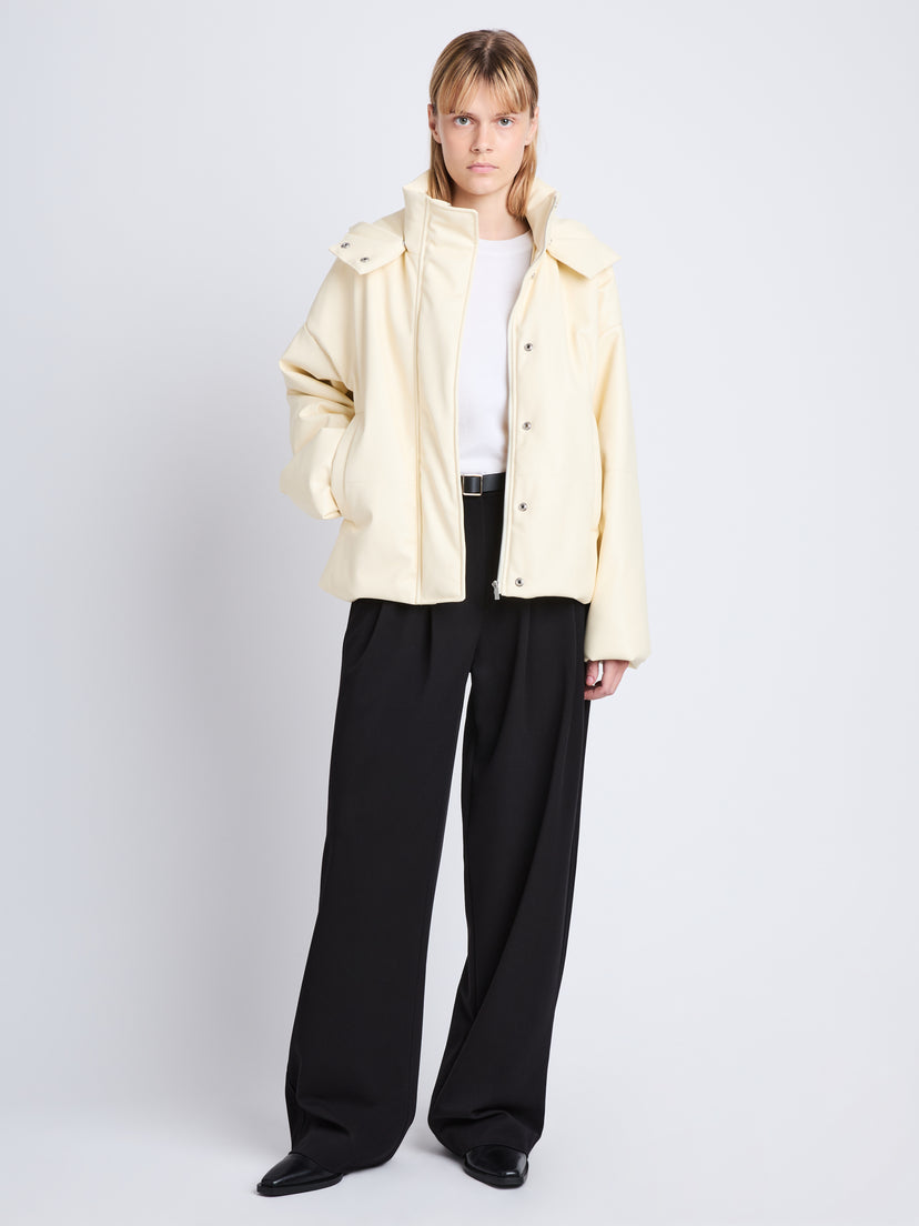 PS Daylia Puffer Jacket in Faux Leather