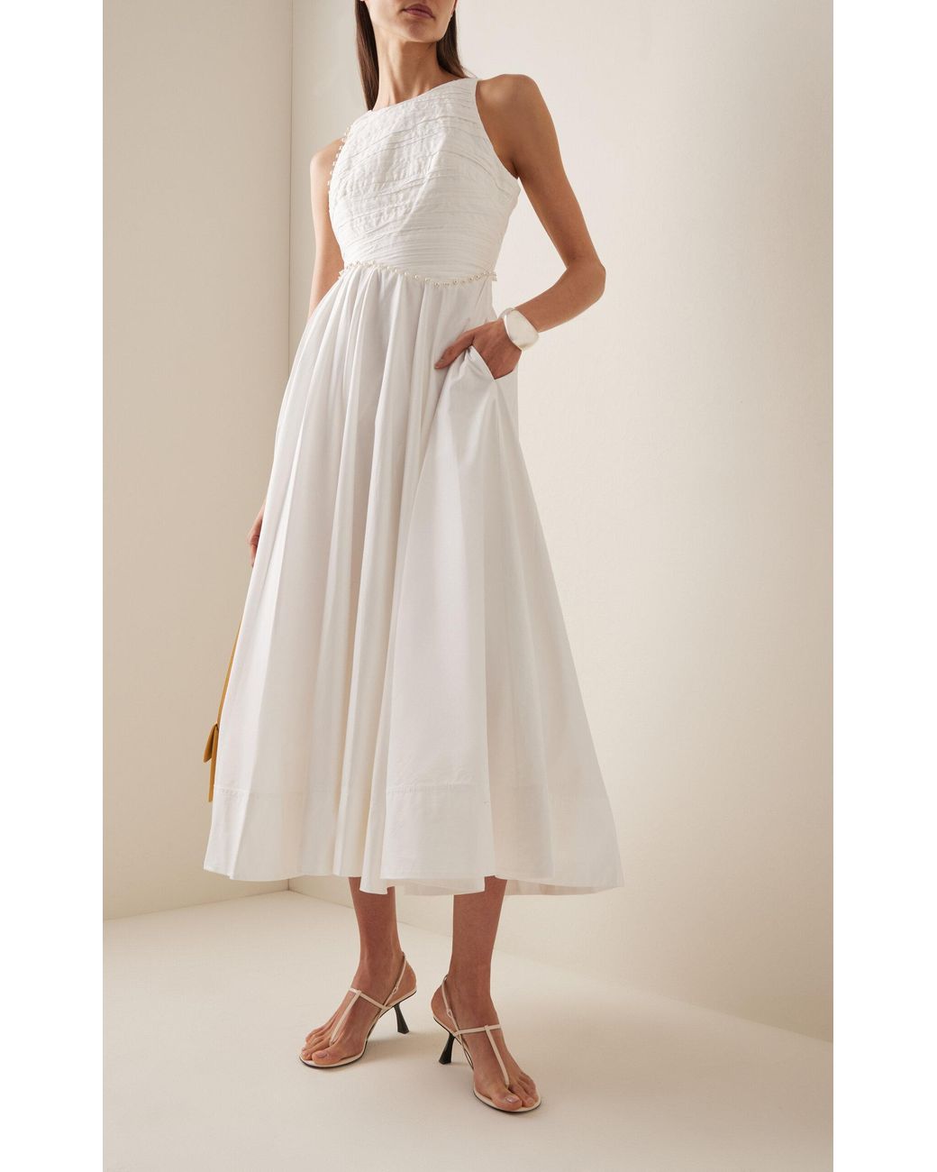 Aj Florence Pearl Midi Dress