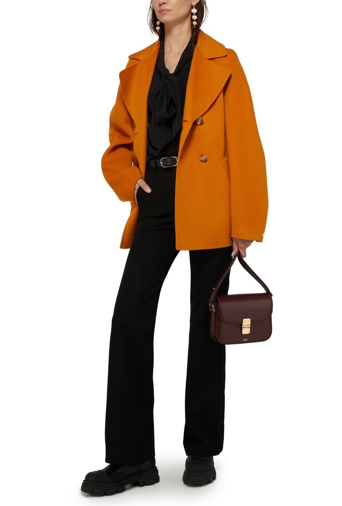 MM Ella Cashmere Blend Jacket Coat