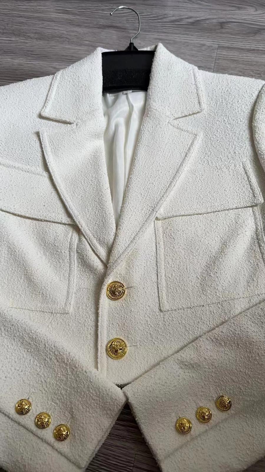 ALC Cotton Tweed Jacket & Shorts Set